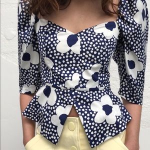 Maryam Nassir Zadeh Marina Blouse